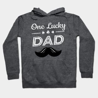 One Lucky Dad Funny St Patrick Day Gift Hoodie